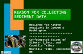 REASON FOR COLLECTING SEDIMENT DATA Designed for Native Americans in Oregon & Washington -------------------------------------------- Confederated Tribes.