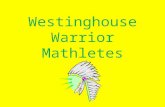 Westinghouse Warrior Mathletes. Getting ready for competition…..