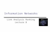 Information Networks Link Analysis Ranking Lecture 8.