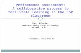 Kao, Shin-Mei National Cheng Kung University Taiwan, R.O.C. Performance assessment: A collaborative process to facilitate learning in the ESP classroom.