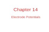 Chapter 14 Electrode Potentials. 14-1 Redox Chemistry & Electricity Oxidation: a loss of electrons to an oxidizing agent Reduction: a gain of electrons.