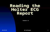 5/5/2015DM Software1 Reading the Holter ECG Report Premier 12.