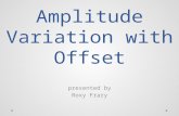 Amplitude Variation with Offset presented by Roxy Frary.