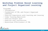 Erik de Graaff Programme Introduction Foundations of PBL and Project Organised Learning Exercise Experiences with teaching and Learning Video Tutoring.