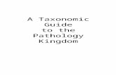 A Taxonomic Guide to the Pathology Kingdom. Kingdom Pathologia Phylum Ratmedicina Phylum Populomedicina.
