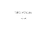 Viral Vectors May 8. Viral vectors Herpes simplex virus amplicons Adenovirus vectors Lentivirus vectors.