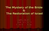 The Mystery of the Bride & The Restoration of Israel.