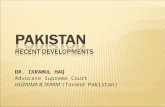 DR. IKRAMUL HAQ Advocate Supreme Court HUZAIMA & IKRAM (Taxand Pakistan)