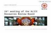 ALICE © | RRB | 17 April 2013 | Catherine Decosse 24 th meeting of the ALICE Resources Review Board CERN-RRB-2013-032.