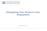 Navigating Your Student Loan Repayment as of April 27, 2012.