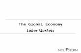 The Global Economy Labor Markets. The idea Regulation can be good or bad –Can facilitate productive activity –Can also be an obstacle to it –Needed: balance.