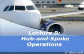 Lecture 9: Hub-and-Spoke Operations By: Zuliana Ismail
