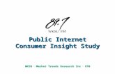 Public Internet Consumer Insight Study WKSU u Market Trends Research Inc u CPB.