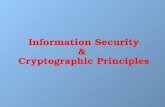 Information Security & Cryptographic Principles. Infosec and Cryptography Subjects / Topics : 1. Introduction to computer cryptography 1. Introduction.