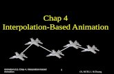 Chap 4 Interpolation-Based Animation Animation (U), Chap 4, Interpolation-based Animation 1 CS, NCTU, J. H.Chuang.