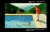 David Hockney : iPhone paintings (2010) Portrait of an Artist (Pool with Two Figures) (1971)