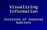 Visualizing Information Institute of Internal Auditors.