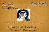 Prison Mental Illness: A National Crisis, A Moral Outrage America's jails and prisons house more mentally ill individuals than all of the Nation's psychiatric.