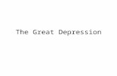 The Great Depression. 7. Describe what happens during a depression. Sales, profits, and investments fall Forcing factories to produce less and lay off.