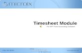 Timesheet Module For MIP Fund Accounting Software.