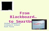 From Blackboard… to Smartboard Shikma Chamberlin Vilkomich School Rosh Pinna.