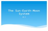 The Sun-Earth-Moon System 28.3.  Ecliptic – the plane in which Earth orbits the sun  2 ways to demonstrate the Earth’s rotation  A pendulum  The fact.