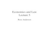Economics and Law Lecture 5 Ross Anderson. Price discrimination Recall: an efficient monopolist sells to each customer at her reservation price - ‘selling.