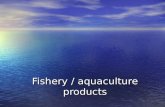 Fishery / aquaculture products. „Definition” – (EC) Regulation No 853/2004 All seawater and freshwater animals All seawater and freshwater animals –(except.