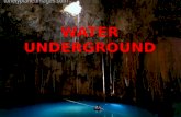 Underground water comes from precipitation that soaks into the ground.  The water underground trickles down between particles of soil and through cracks.