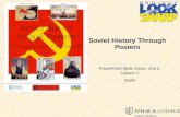 Soviet History Through Posters PowerPoint Slide Show, Unit 2, Lesson 1 Stalin.
