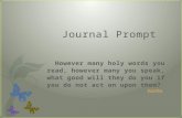 Journal Prompt. You are getting very sleepy… Confucian Confusion.