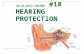 TOP 20 SAFETY HAZARDS #18 HEARING PROTECTION. OSHA STANDARDS 1926.101(a) Wherever it is not feasible to reduce the noise levels or duration of exposures.