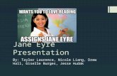 Jane Eyre Presentation By: Taylor Laurence, Nicole Liang, Drew Hall, Giselle Burges, Jesse Hudak.