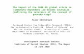 The impact of the 2008-09 global crisis on commodity-dependent low-income countries: confirming the relevance of the concept of poverty trap? Alice Sindzingre.