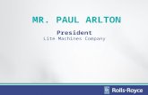 MR. PAUL ARLTON President Lite Machines Company. SBIR / STTR’s What they are and What they can do for you Paul Arlton President / Senior Engineer.