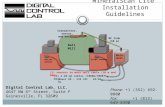 MineralScan Lite Installation Guidelines Digital Control Lab, LLC. 4647 NW 6 th Street, Suite F Gainesville, FL 32609 Main Unit power 90 – 240 VAC 50/60.