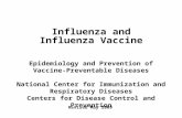 Influenza and Influenza Vaccine Epidemiology and Prevention of Vaccine- Preventable Diseases National Center for Immunization and Respiratory Diseases.