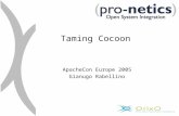 Taming Cocoon ApacheCon Europe 2005 Gianugo Rabellino.