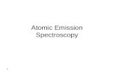 1 Atomic Emission Spectroscopy. 2 Atomic emission spectroscopy (AES), in contrast to AAS, uses the very high temperatures of atomization sources to excite.