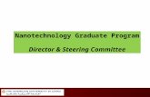 Nanotechnology Graduate Program Director & Steering Committee.