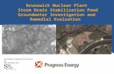 Brunswick Nuclear Plant Storm Drain Stabilization Pond Groundwater Investigation and Remedial Evaluation Presentation Prepared and Presented by: Silar.