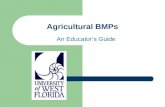 Agricultural BMPs An Educator’s Guide. What are Agricultural BMPs? Best Management Practices An approach to help farmers reduce or eliminate agricultural.