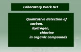 Laboratory Work №1 Qualitative detection of carbon, hydrogen, chlorine in organic compounds.