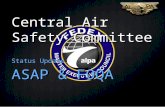 Central Air Safety Committee Status Update: ASAP & FOQA.