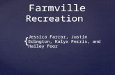 { Farmville Recreation Jessica Farrar, Justin Edington, Kalyx Ferris, and Hailey Foor.