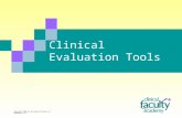 Clinical Evaluation Tools Copyright 2008 by The Health Alliance of MidAmerica LLC.