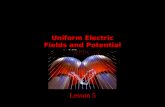 Uniform Electric Fields and Potential Difference Lesson 5.