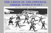 THE CRISIS OF THE IMPERIAL ORDER: WORLD WAR I. Alliances.