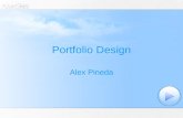 Portfolio Design Alex Pineda. Professional Identity.