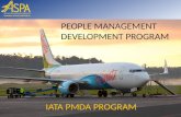 PEOPLE MANAGEMENT DEVELOPMENT PROGRAM IATA PMDA PROGRAM.